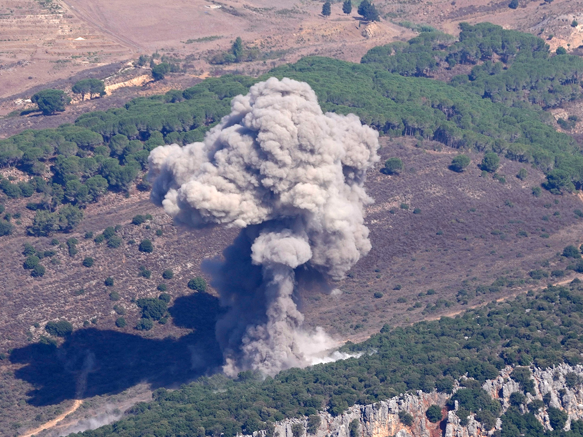 Israeli airstrike in the southern village of Lebanon1