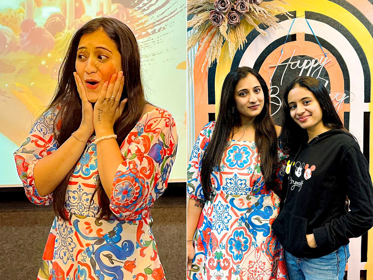 Actress Viraajita birthday celebrations Photos1