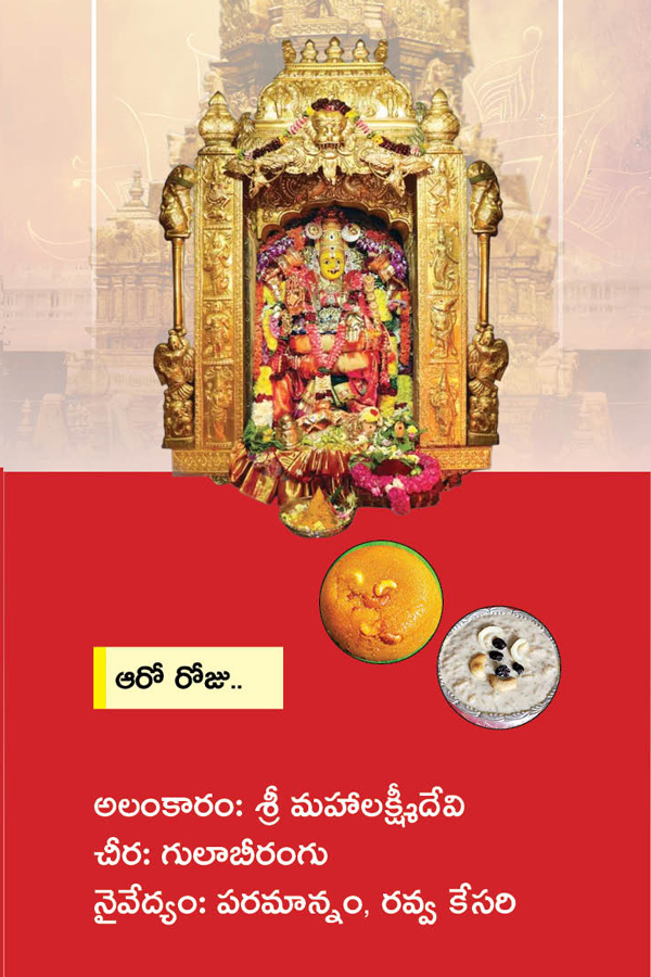 Indrakiladri Nine Types of Devi Navaratri Ammavari Alankaralu, Naivedyalu-2024 Photo Gallery9
