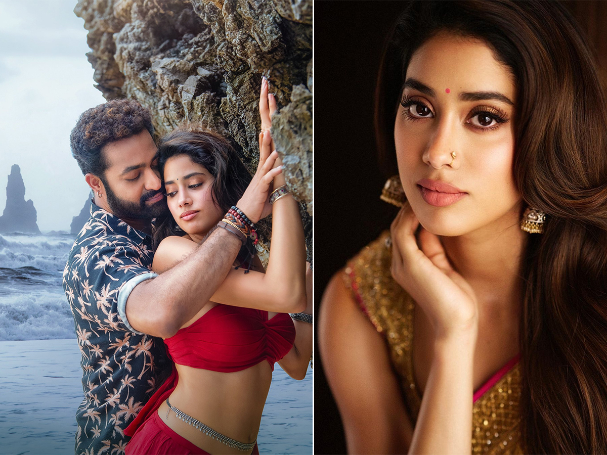 actress janhvi kapoor photos in devara movie1