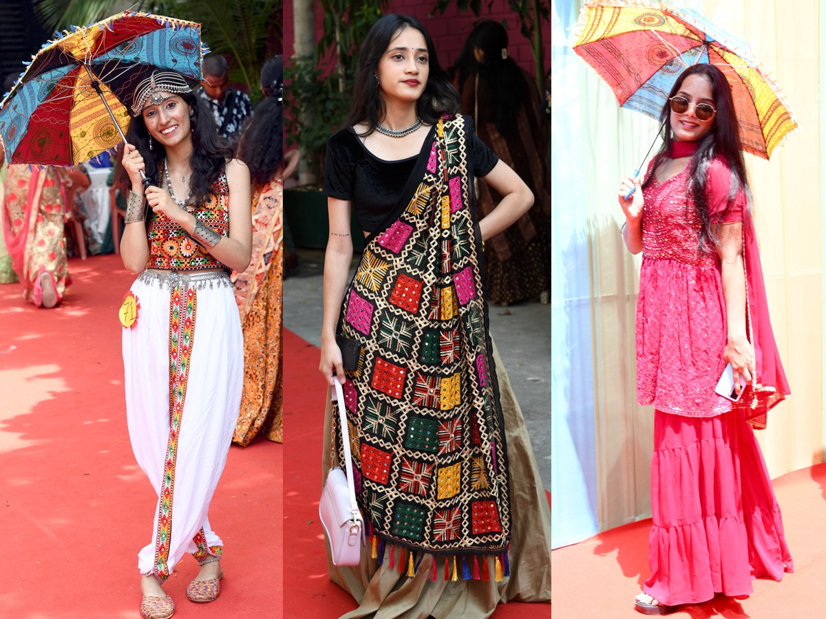 Dussehra Celebrations At Villa Marie College In Somajiguda Photos Viral12