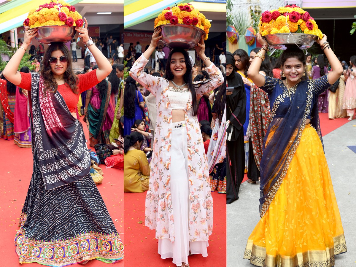 Dussehra Celebrations At Villa Marie College In Somajiguda Photos Viral18