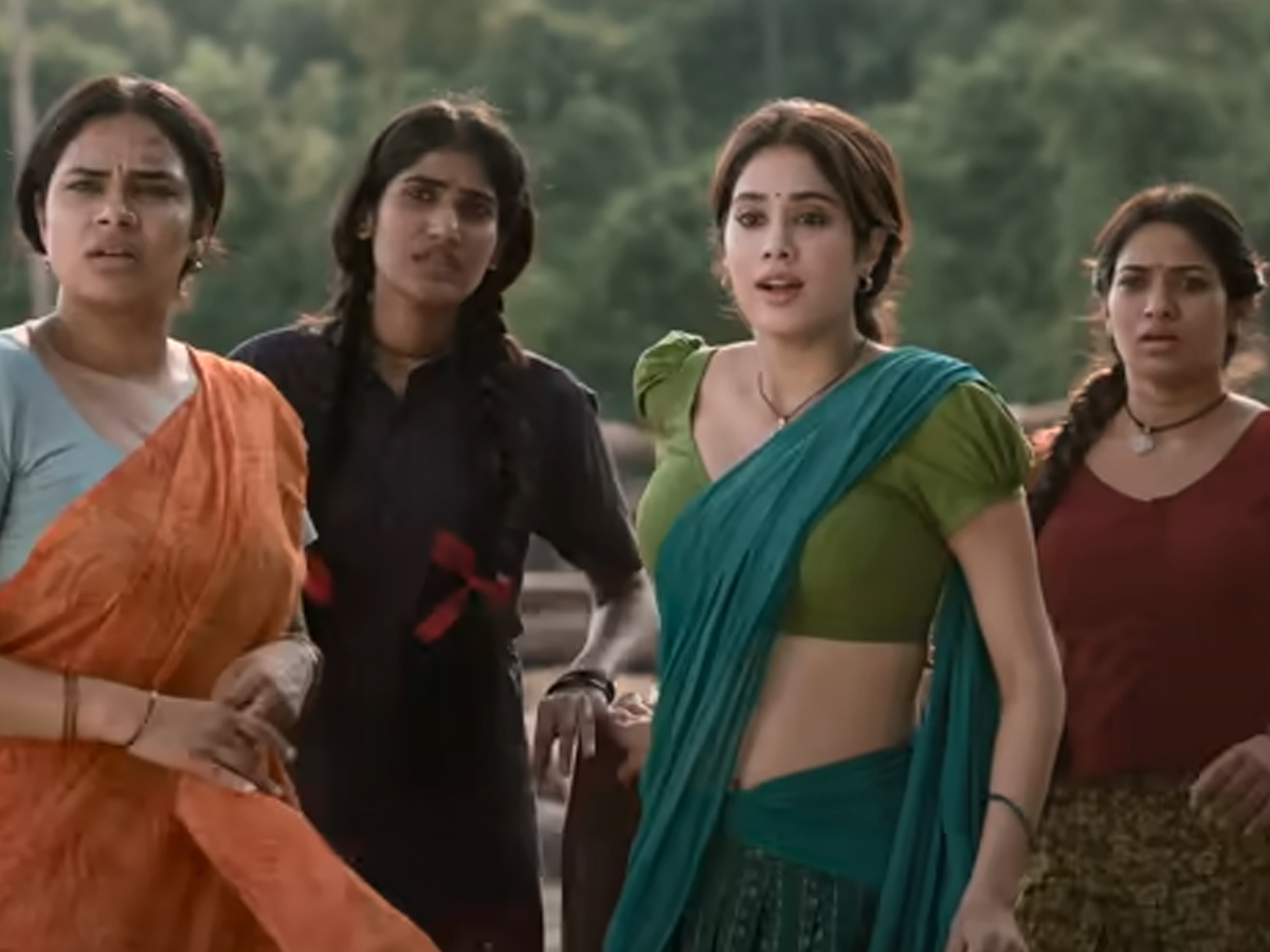 Tollywood Actress Bindu Bhargavi Acted As Janhvis Friend In Devara6