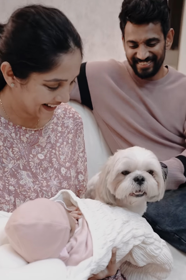 Kannada Heroine Milana Nagaraj Gave Birth To Baby Girl Photos Viral14