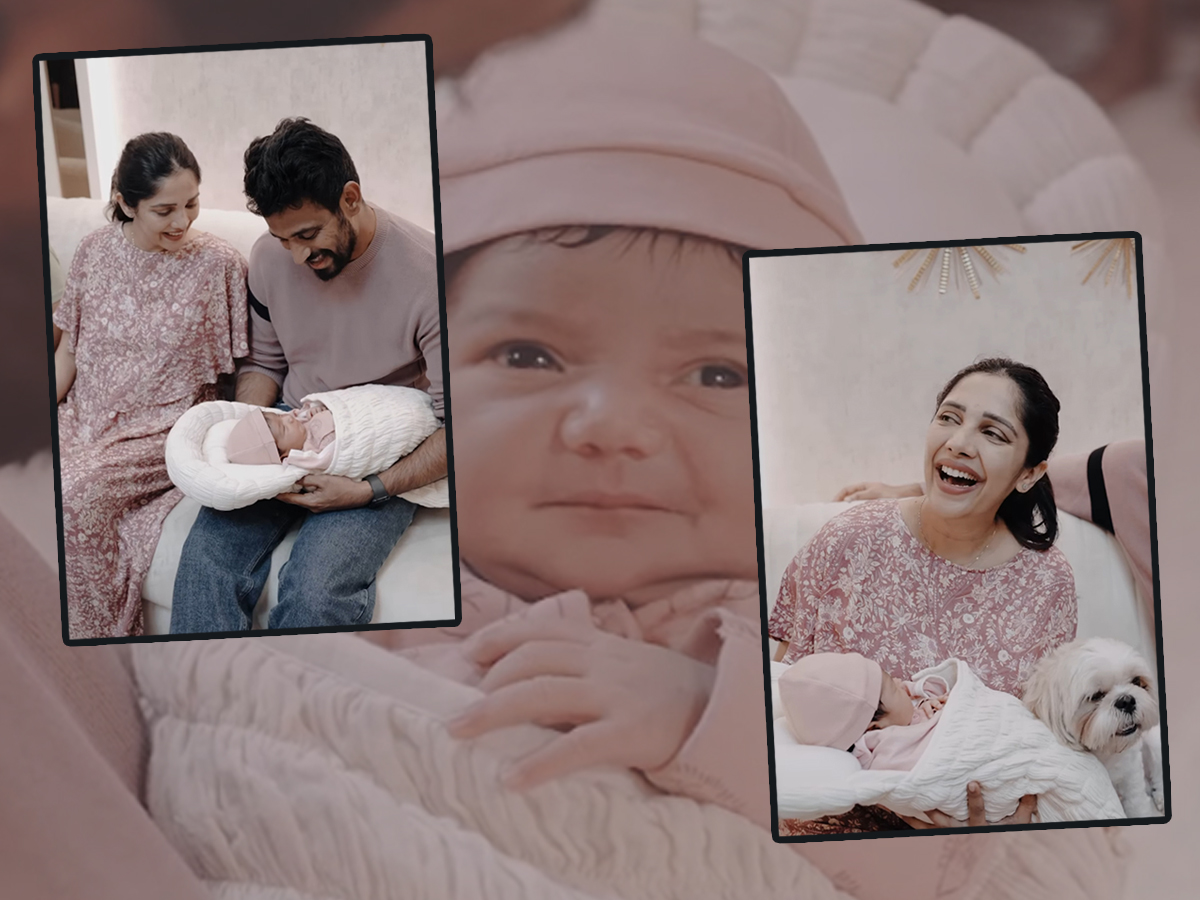 Kannada Heroine Milana Nagaraj Gave Birth To Baby Girl Photos Viral1