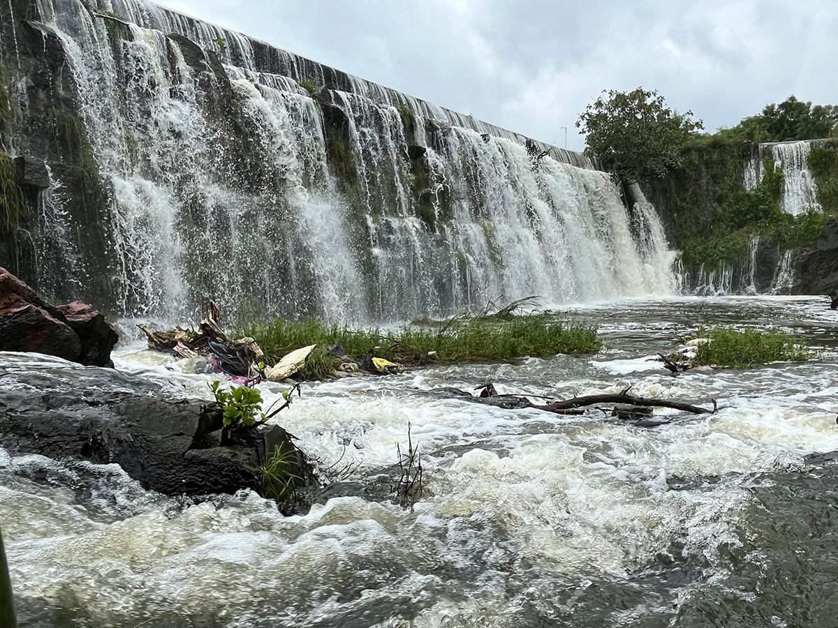 Youth Dangerously Taking Photos At Pedda Amberpet Water Falls10