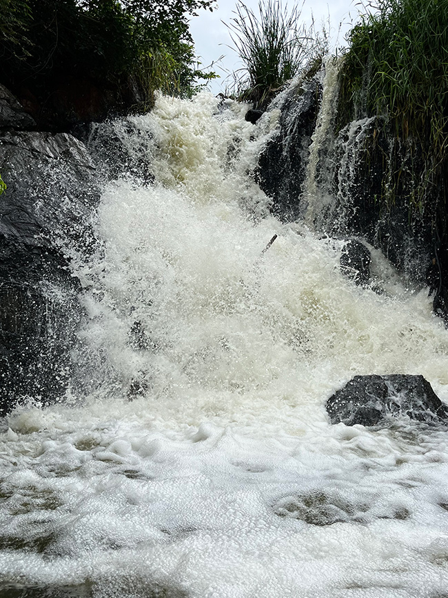 Youth Dangerously Taking Photos At Pedda Amberpet Water Falls11
