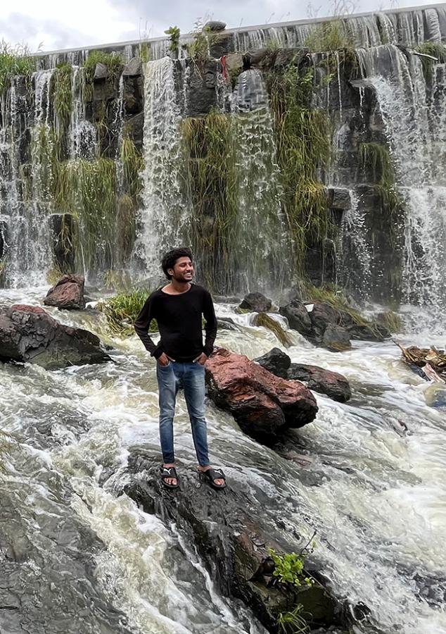 Youth Dangerously Taking Photos At Pedda Amberpet Water Falls4