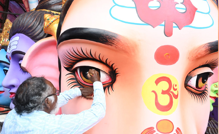 Khairatabad Ganesh eye painting 2024 photos6