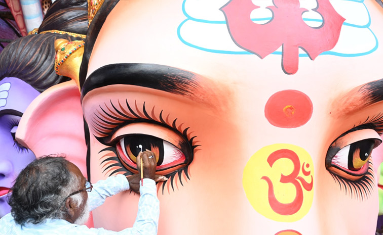  Khairatabad Ganesh eye painting 2024 photos7