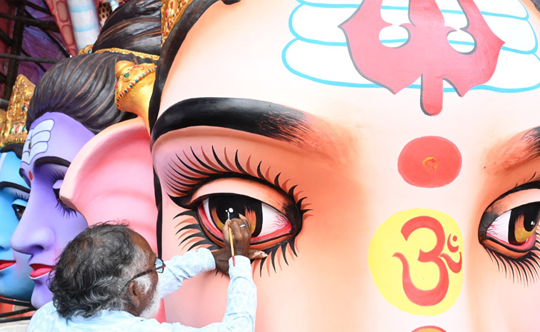  Khairatabad Ganesh eye painting 2024 photos8