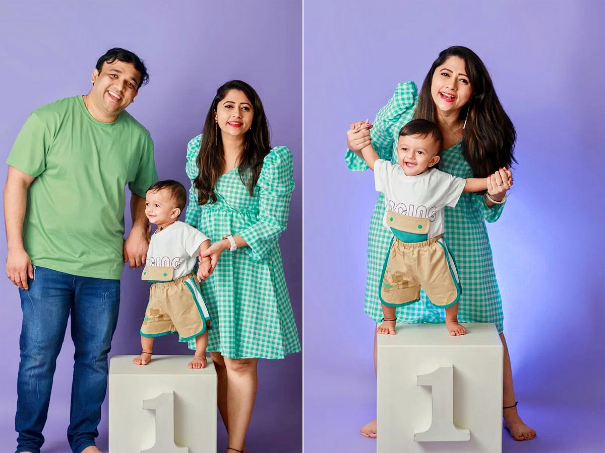 Serial Actress Lahari Son first birthday celebrations Photos1