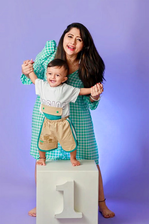 Serial Actress Lahari Son first birthday celebrations Photos5