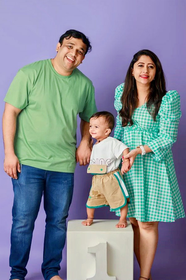 Serial Actress Lahari Son first birthday celebrations Photos6