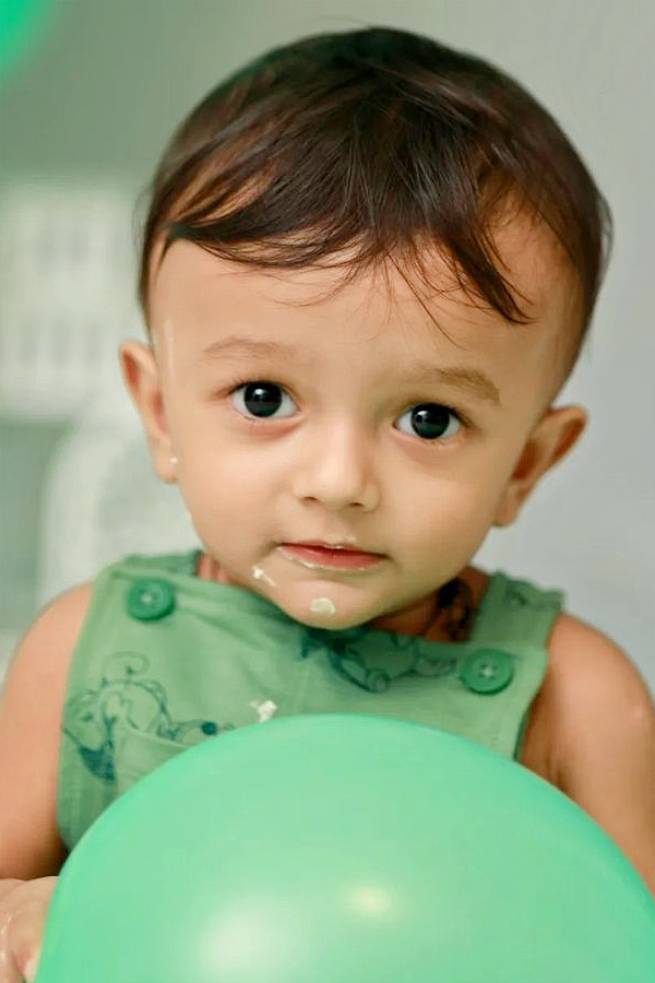 Serial Actress Lahari Son first birthday celebrations Photos7