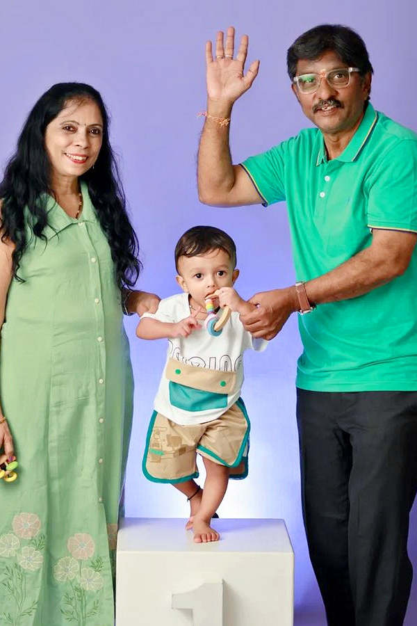 Serial Actress Lahari Son first birthday celebrations Photos8