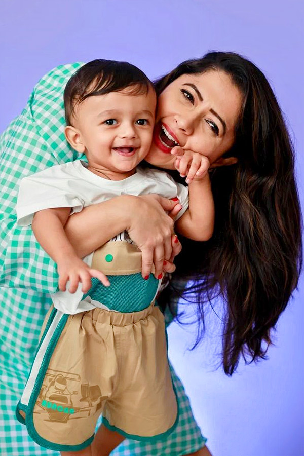 Serial Actress Lahari Son first birthday celebrations Photos9