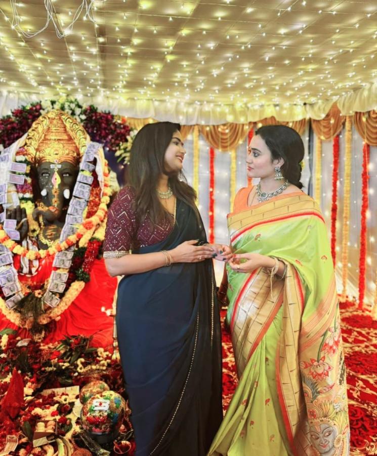 Vinayaka Chavithi 2024: Bigg Boss Fame Ariyana Glory Festive Vibes5