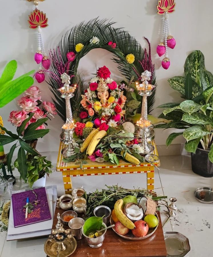 Vinayaka Chavithi 2024: Bigg Boss Fame Ariyana Glory Festive Vibes7