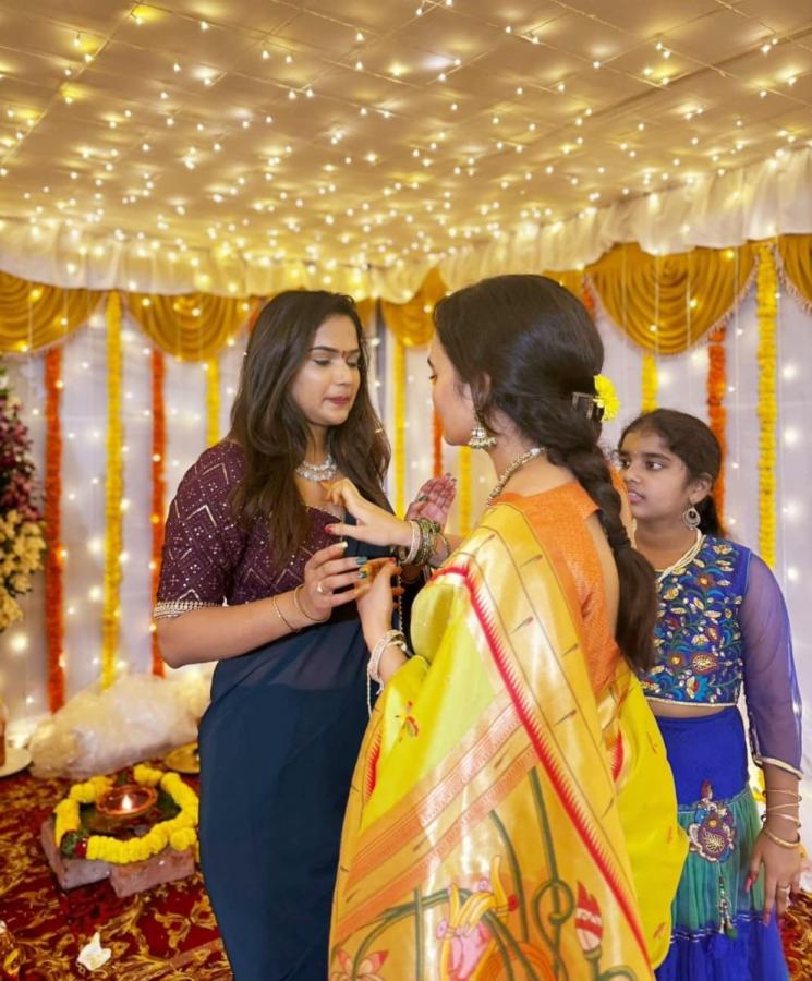 Vinayaka Chavithi 2024: Bigg Boss Fame Ariyana Glory Festive Vibes9