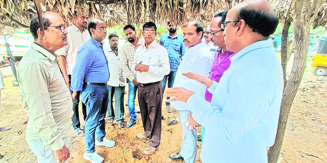 మైసమ్మ ఆలయం  పరిశీలన  
2