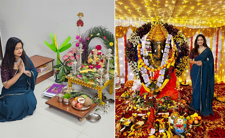 Vinayaka Chavithi 2024: Bigg Boss Fame Ariyana Glory Festive Vibes1
