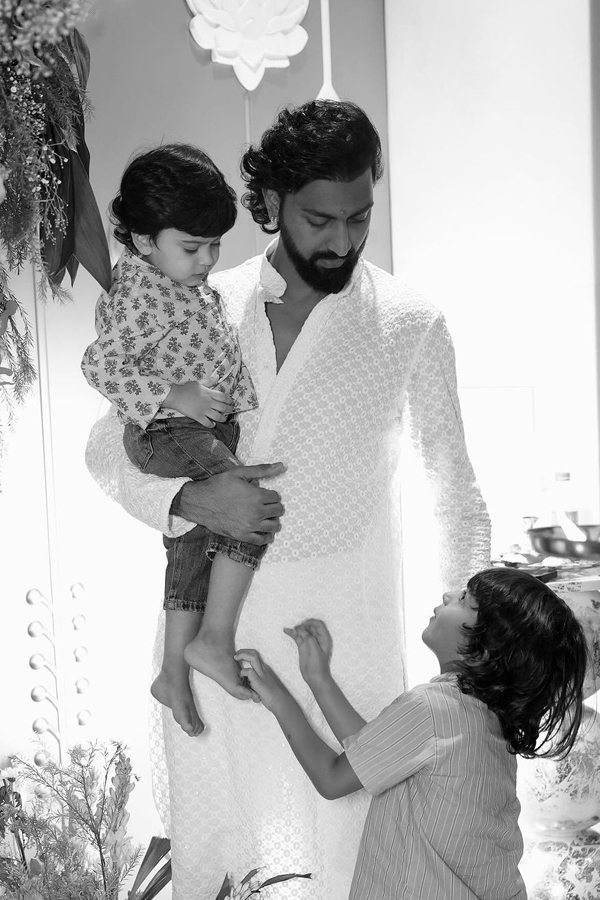Hardik Pandya's Son Agastya With Krunal Pandya3