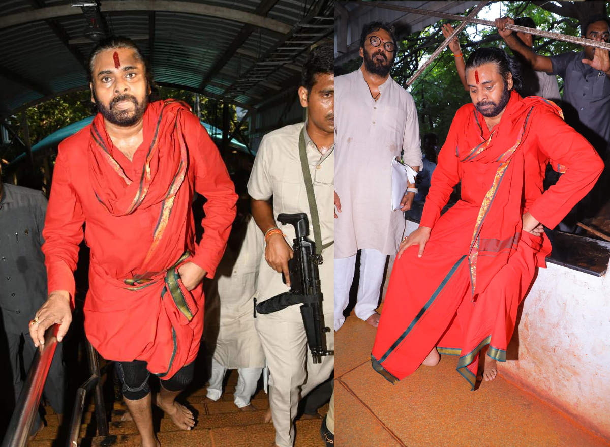 Deputy CM Pawan Kalyan Prayaschitta Diksha Tired at Tirumala4