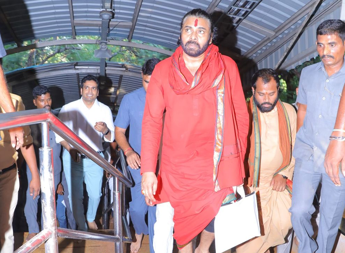 Deputy CM Pawan Kalyan Prayaschitta Diksha Tired at Tirumala9