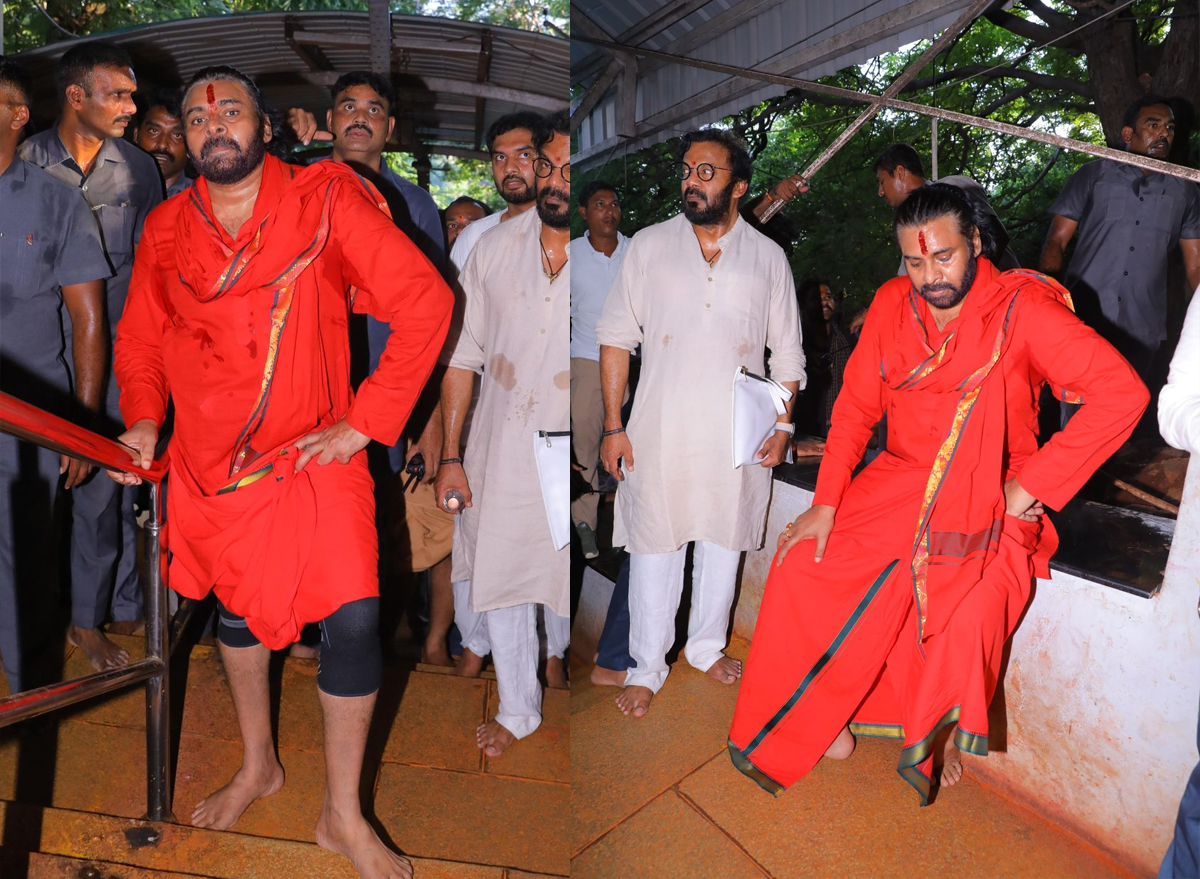 Deputy CM Pawan Kalyan Prayaschitta Diksha Tired at Tirumala10