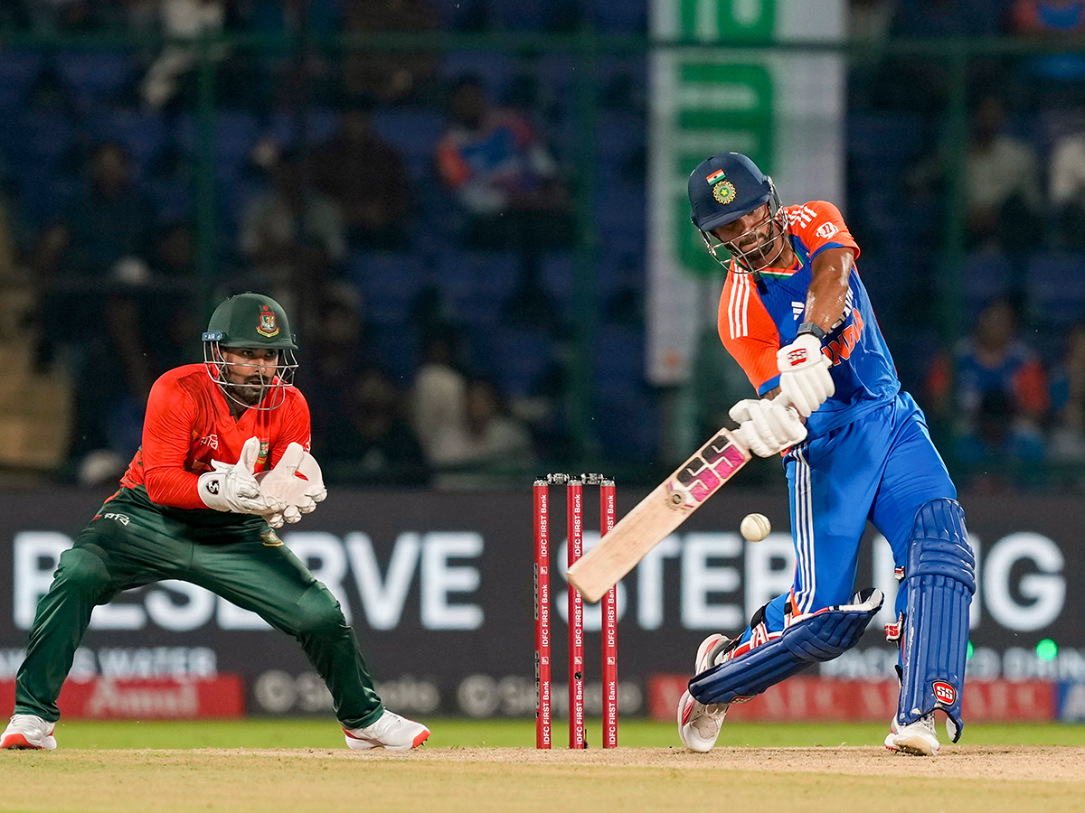  second T20 International cricket match between India and Bangladesh at the Arun Jaitley Stadium25