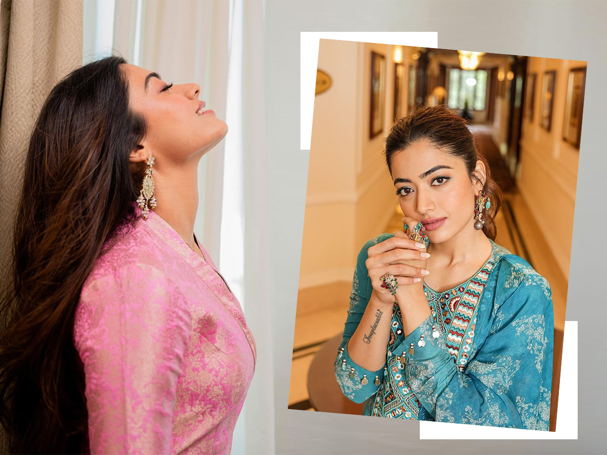 Dussehra 2024: Festive Vibes Were Immaculate With Rashmika Mandanna Ethnic Wear1