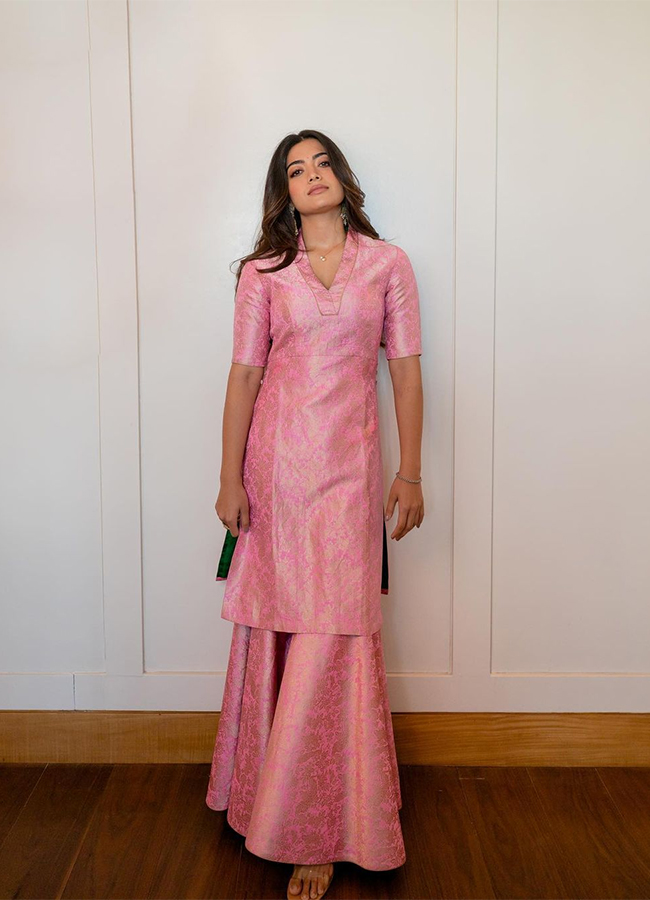 Dussehra 2024: Festive Vibes Were Immaculate With Rashmika Mandanna Ethnic Wear3