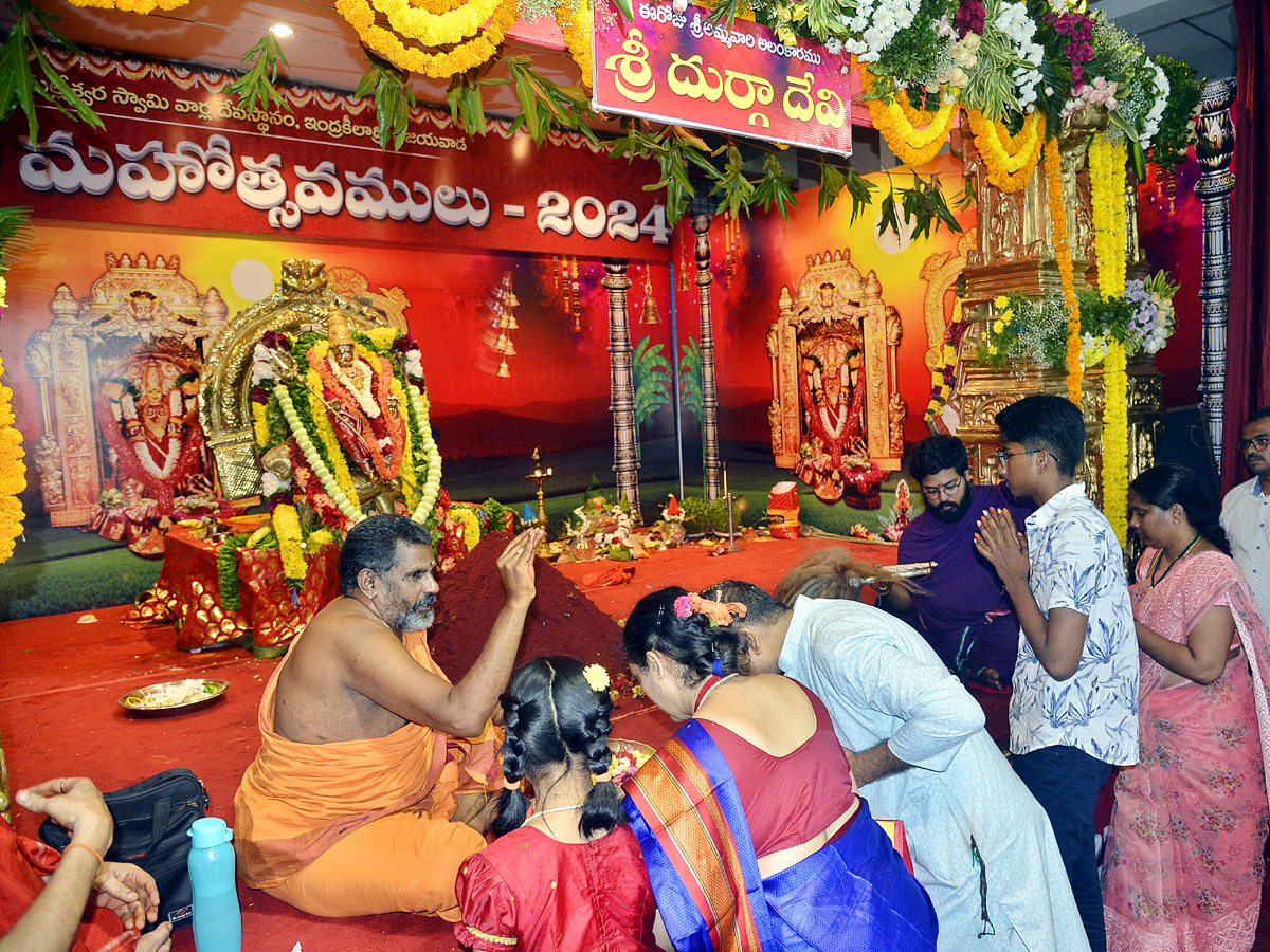 Navaratri Day 8 Alankaram, Vijayawada Kanaka Durga Devi Temple Photos11