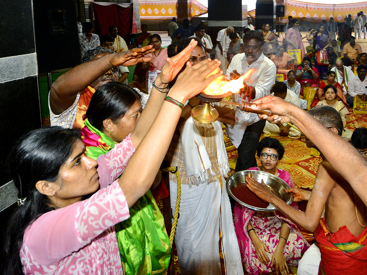 Navaratri Day 8 Alankaram, Vijayawada Kanaka Durga Devi Temple Photos12