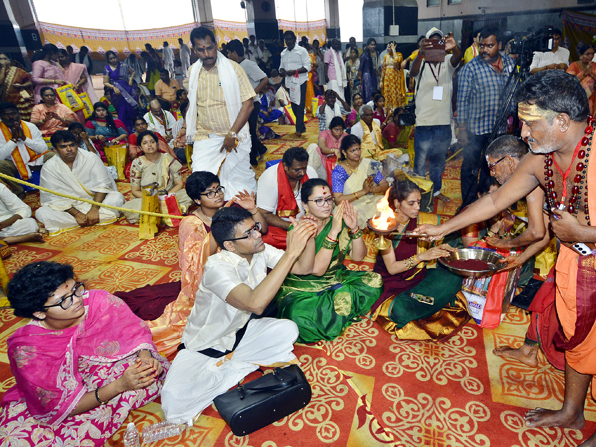 Navaratri Day 8 Alankaram, Vijayawada Kanaka Durga Devi Temple Photos13