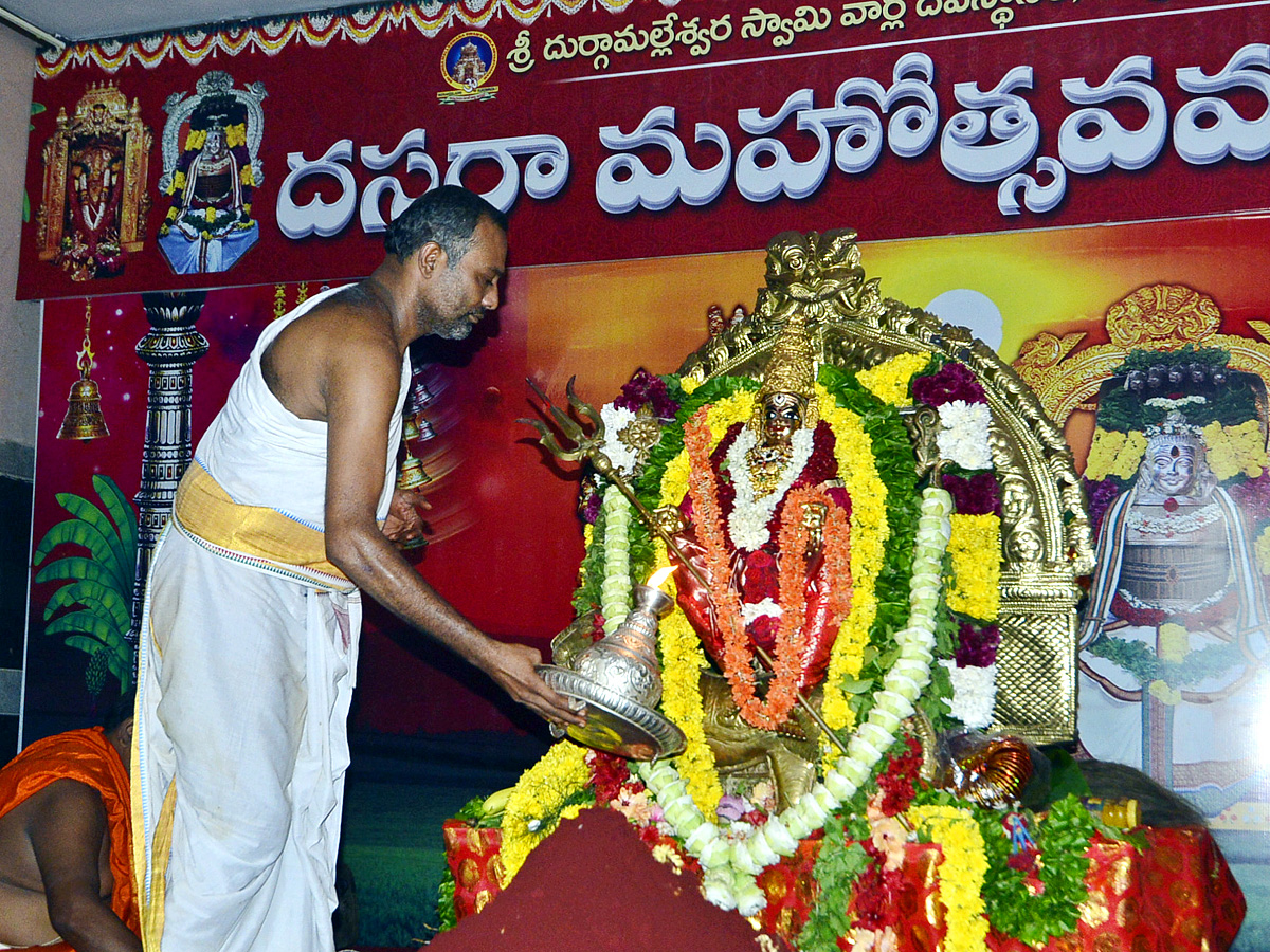 Navaratri Day 8 Alankaram, Vijayawada Kanaka Durga Devi Temple Photos15