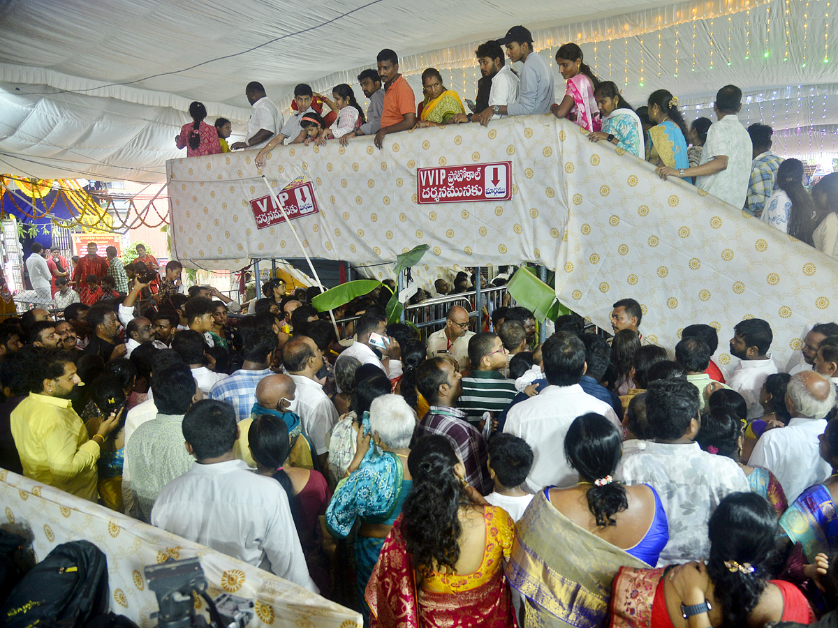 Navaratri Day 8 Alankaram, Vijayawada Kanaka Durga Devi Temple Photos4