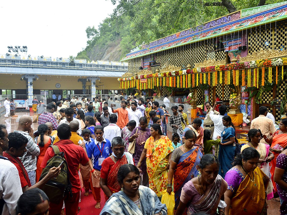 Navaratri Day 8 Alankaram, Vijayawada Kanaka Durga Devi Temple Photos8