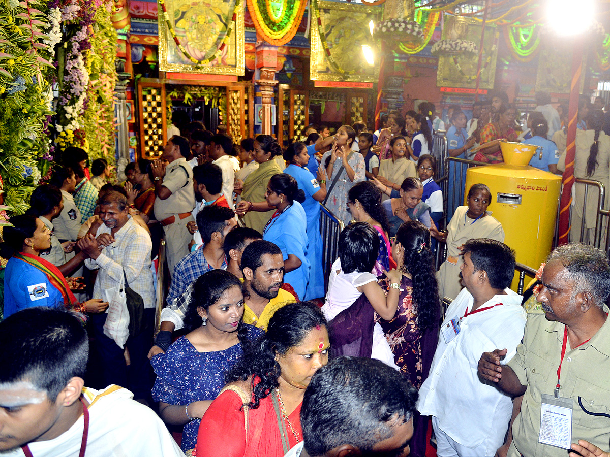 Navaratri Day 8 Alankaram, Vijayawada Kanaka Durga Devi Temple Photos9