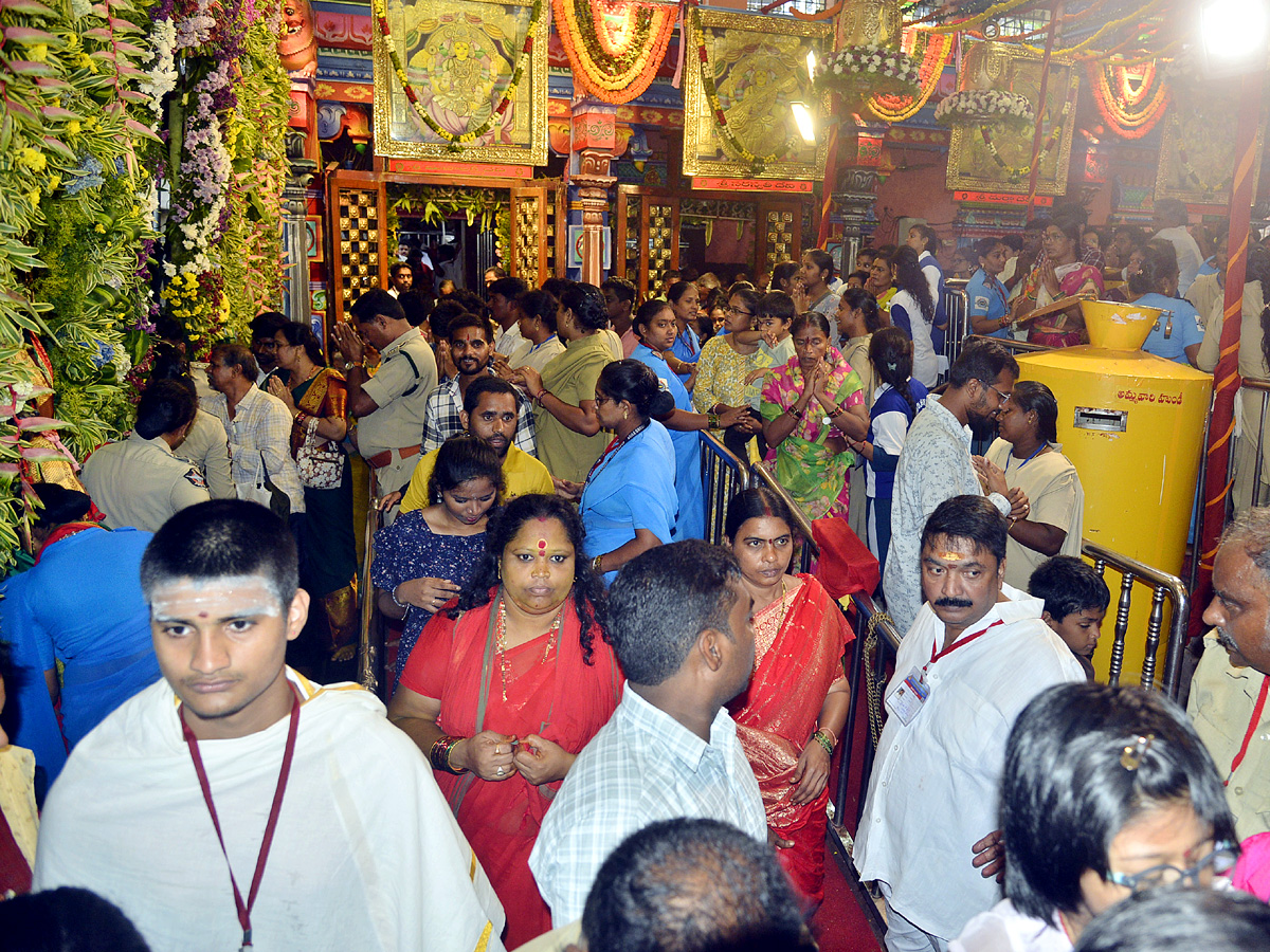 Navaratri Day 8 Alankaram, Vijayawada Kanaka Durga Devi Temple Photos10