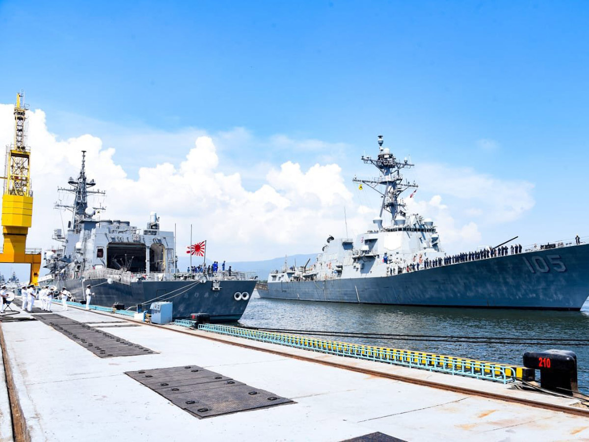 Visakhapatnam Hosts Malabar exercise 2024 Naval Drill Photos1