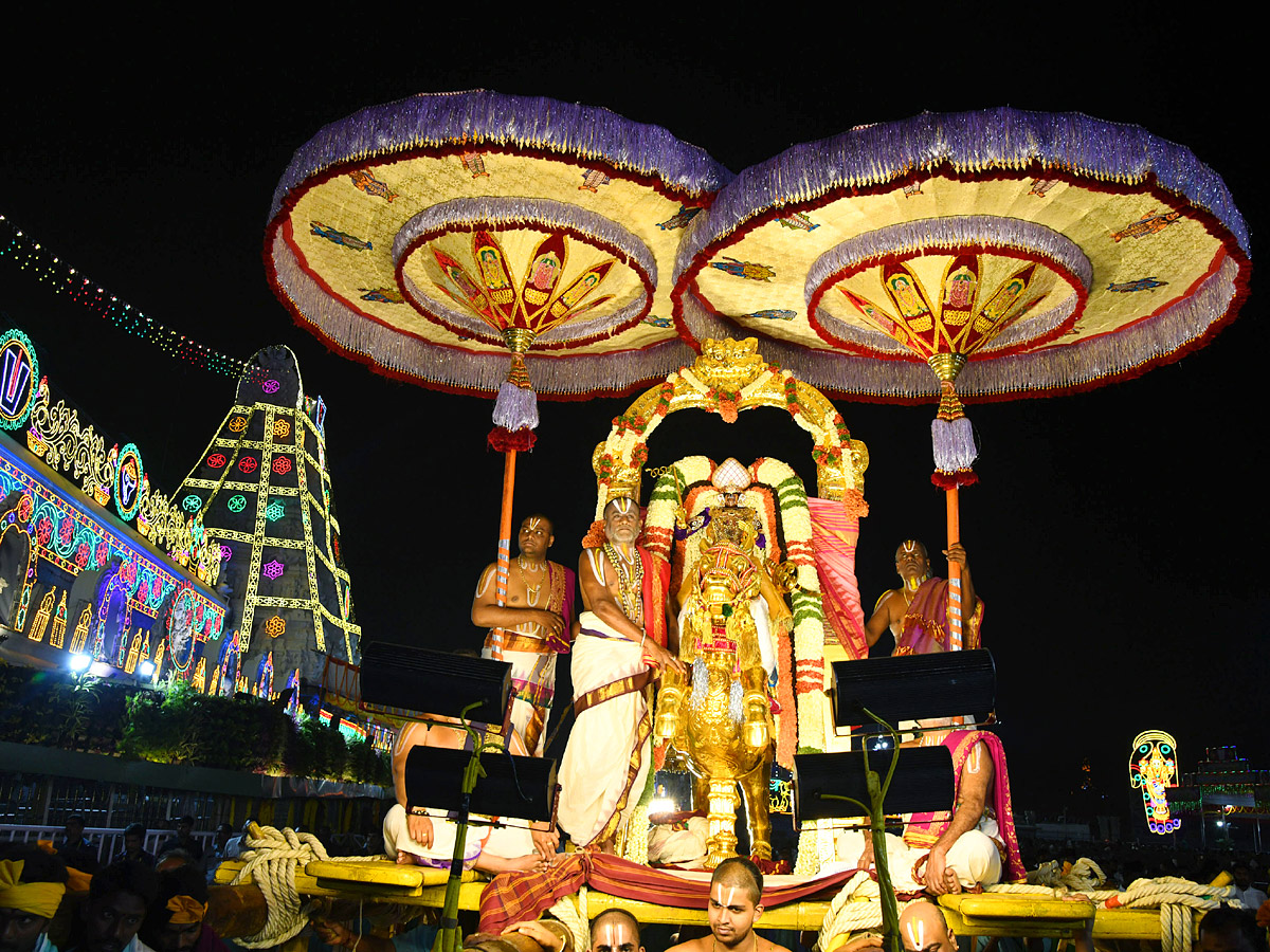 Sri Venkateswara Swamy Rathotsavam at Tirumala Temple Photos12
