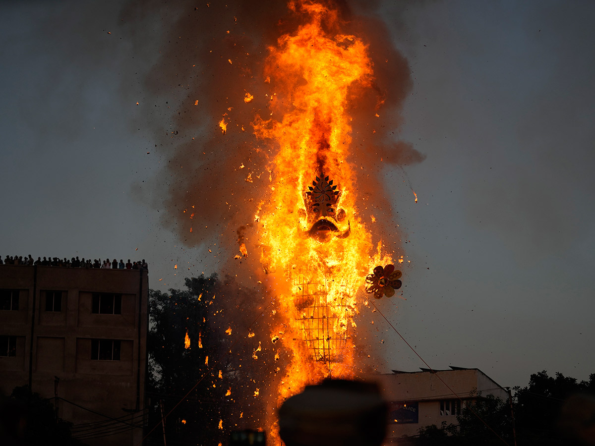 Hindu demon Ravana on the occasion of Dussehra festival12