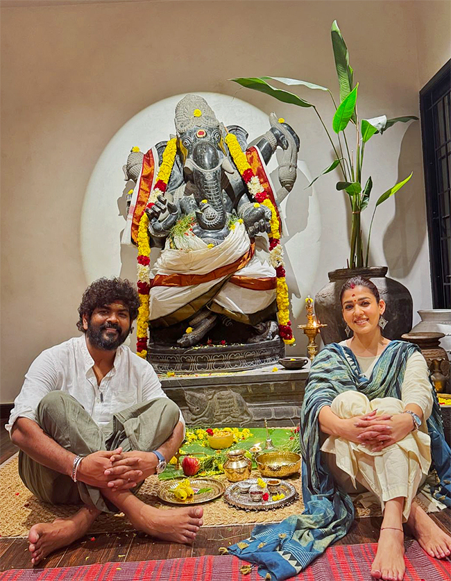 dussehra celebration at nayanthara home photos2
