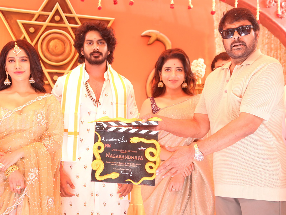 Megastar Chiranjeevi Launched Nagabandham Movie Photos1