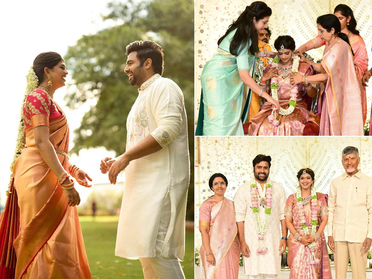 వేడుకగా హీరో నారా రోహిత్‌ నిశ్చితార్థం (ఫొటోలు) | Actor Nara Rohit ...