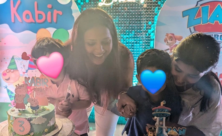 Dinesh Karthik, Dipika Twins Third Birthday Celebrations..wer is karthik..? Photos1