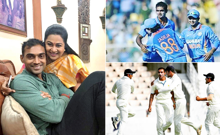 Actress Radhika Sarathkumar Share Birthday Wishes To Son-in-law Team India Cricketer Abhimanyu Mithun Photos1