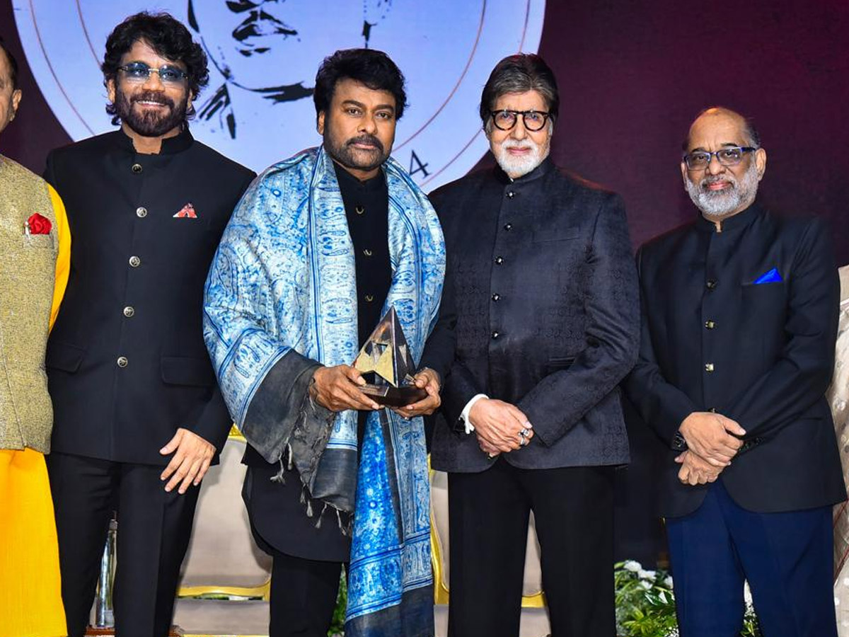 Megastar Chiranjeevi Honoured With ANR National Award1